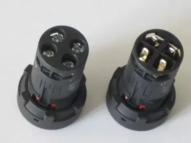 30mm Self-Locking Rotating Reset Mushroom Head Emergency Stop Push Button Switch