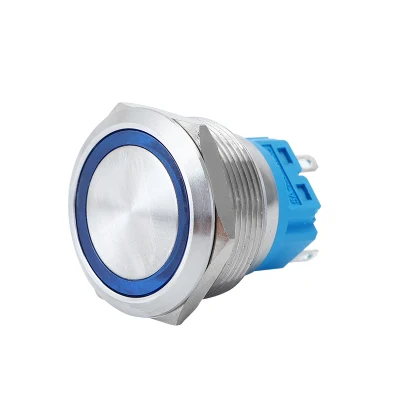 25-mm-LED-Licht-Taster oder rastender, explosionsgeschützter Aufzugs-Drucktastenschalter aus Metall