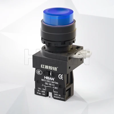 Chinesischer Hersteller Xb2 Y5 LED 1no normalerweise offener 22-mm-Drucktastenschalter aus Kunststoff