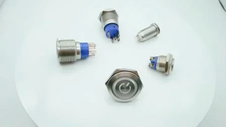 Yeswitch 25 mm Momentan 3 V 24 V 12 V LED-Drucktastenschalter Hersteller mit Kabelanschluss